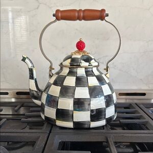 MacKenzie-Childs Courtly Check Tea Kettle